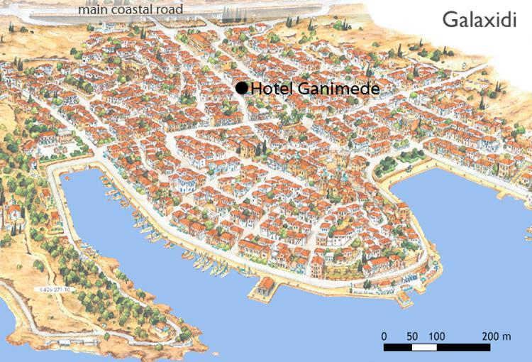 Ganimede Hotel, Galaxídhion Exteriér fotografie